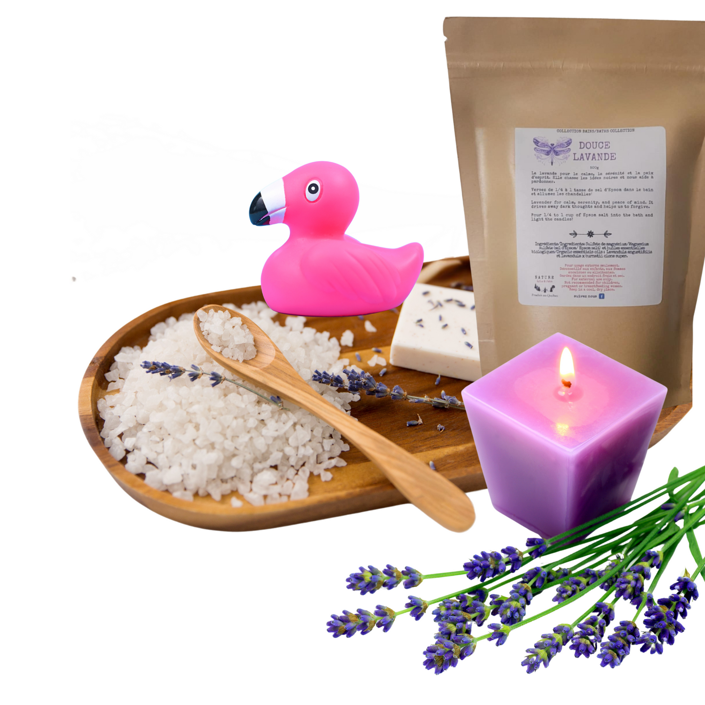 Bain Deux Lavandes/ Two Lavenders