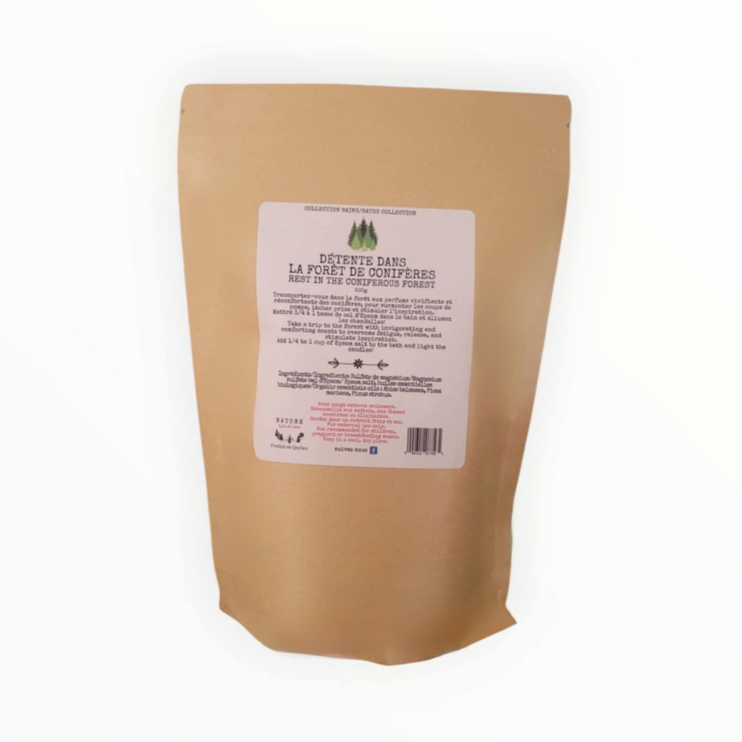 Bain détente dans la forêt de conifères/ Rest in the coniferous forest